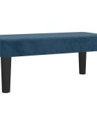 vidaXL Lavička tmavosivá 70x30x30 cm zamat