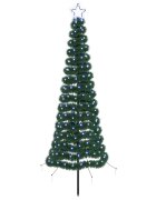 vidaXL LED lametový vianočný stromček so zápichom EKENAS 180 cm