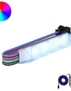 vidaXL LED pás 12 ks Čierna a biela Meď a plast