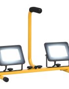 vidaXL LED reflektor s rukoväťou 2x30 W studené biele svetlo