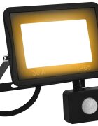 vidaXL LED reflektor so senzorom 30 W teplé biele svetlo