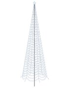 vidaXL LED špirálový vianočný stromček so zápichom EKENAS 500 cm