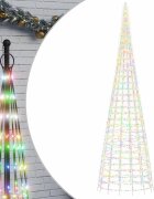 vidaXL LED vianočný stromček 3000 LED farebné 800 cm