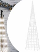 vidaXL LED vianočný stromček 3000 LED studená biela 800 cm