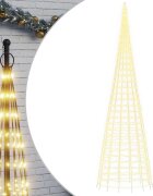 vidaXL LED vianočný stromček 3000 LED teplá biela 800 cm