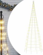 vidaXL LED vianočný stromček 550 LED teplá biela 300 cm