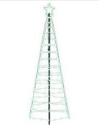 vidaXL LED vianočný stromček EKENAS 180 cm 168 LED Viac farieb Oceľ