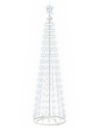 vidaXL LED vianočný stromček v tvare kužeľa 180 cm 250 LED