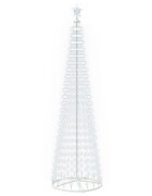 vidaXL LED vianočný stromček v tvare kužeľa 250 cm 470 LED