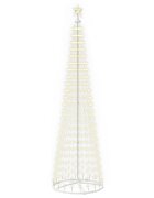 vidaXL LED vianočný stromček v tvare kužeľa 250 cm 470 LED Teplá biela