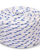 vidaXL Lodné lano polypropylén 10 mm 50 m biele