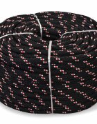 vidaXL Lodné lano polypropylén 10 mm 50 m čierne
