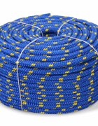 vidaXL Lodné polypropylénové lano 6 mm 500 m modré