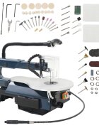 vidaXL Lupienková píla s príslušenstvom 108 dielna sada 125 W 252 mm