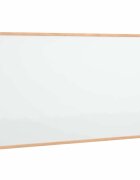 vidaXL Magnetická biela tabuľa s rámom z masívneho borovicového dreva 100 x 55 cm
