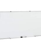 vidaXL Magnetická tabuľa biela 110x60 cm oceľ