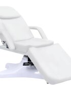 vidaXL Masážny stôl biely 180x62x(865-118) cm