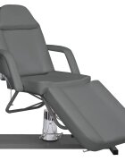 vidaXL Masážny stôl sivý 180x62x(87-112) cm