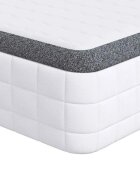 vidaXL Matrac 2 ks Stredne mäkký 70 x 190 cm Biela a šedá