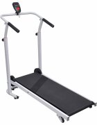 vidaXL Mini bežecký pás skladací 93x36 cm čierny