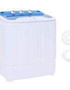 vidaXL Mini práčka s dvojitou nádobou 56 kg