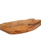 vidaXL Miska na ovocie JEPARA Teaková hnedá 61 x 21 x 11 cm
