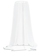 vidaXL Moskytiéra na dáždnik 220 sieťovina biela Φ330x250 cm
