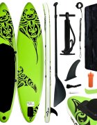 vidaXL Nafukovací Stand Up Paddleboard 305x76x15 cm zelený