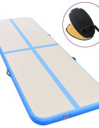 vidaXL Nafukovacia žinenka s pumpou 600x100x10 cm PVC modrá