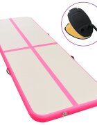 vidaXL Nafukovacia žinenka s pumpou 700x100x10 cm PVC ružová