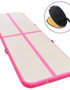 vidaXL Nafukovacia žinenka s pumpou 800x100x10 cm PVC ružová
