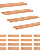 vidaXL Nášľapy na schody 20 ks 110 x 30 x 2 cm Lak