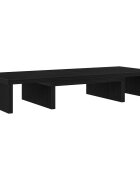 vidaXL Nastaviteľný stojan na monitor čierny dub 60x24x105 cm umelé drevo