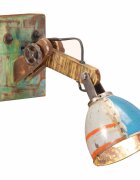 vidaXL Nástenná lampa industriálny štýl farebná okrúhla E27