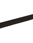 vidaXL Nástenná polica tmavohnedá 60x10x2 cm ošetrený dubový masív