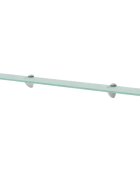 vidaXL Nástenná sklenená polička 80x20 cm 8 mm