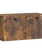 vidaXL Nástenná TV skrinka 595 x 31 x 30 cm Dymový dub