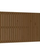 vidaXL Nástenné čelo postele medovohnedé 1595x3x90cm masívna borovica