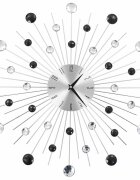 vidaXL Nástenné hodiny s pohonom Quartz moderný dizajn 50 cm