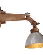 vidaXL Nástenné lampa 25 W starožitná strieborná E27
