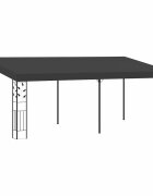 vidaXL Nástenný altánok antracitový 6x3x25 m