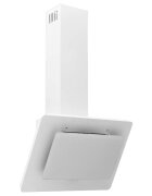 vidaXL Nástenný digestor 60 cm nehrdzavejúca oceľ a tvrdené sklo biely