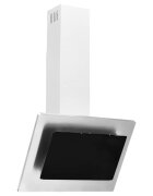 vidaXL Nástenný digestor 60 cm nerez a tvrdené sklo strieborný