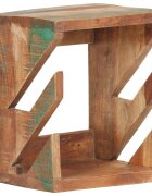 vidaXL Nástenný držiak na skateboard 25x20x30 cm masívne recyklované drevo