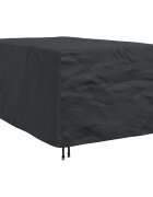 vidaXL Obal na nábytok Jednofarebný Čierna 143 x 225 x 90 cm 600D