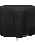 vidaXL Obal na záhradný nábytok 6 očiek Ø125x75 cm okrúhly