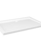 vidaXL Obdĺžniková sprchová vanička z ABS biela 70x100 cm