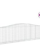 vidaXL Oblúkové gabiónové koše 20 ks 400x50x100/120cm pozinkov. železo