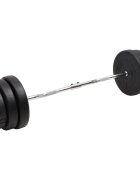 vidaXL Obojručná činka so závažiami 90 kg