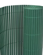 vidaXL Obojstranný záhradný plot PVC 90x300 cm zelený